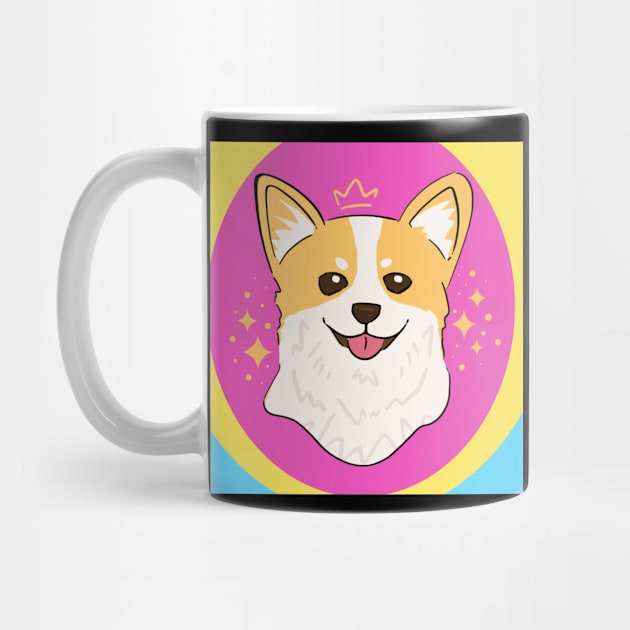 Corgi Portrait by Genesis